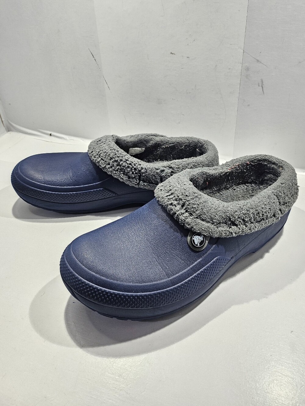 CROCS CLASSIC BLITZEN III CLOG SHOE SLIPPERS MEN'S SIZE 11 NAVY - Picture 2 of 12